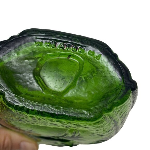Vintage Wheaton Glass Bottle Green 8.5" High Retro Colonial Style Ben Franklin - Picture 8 of 8